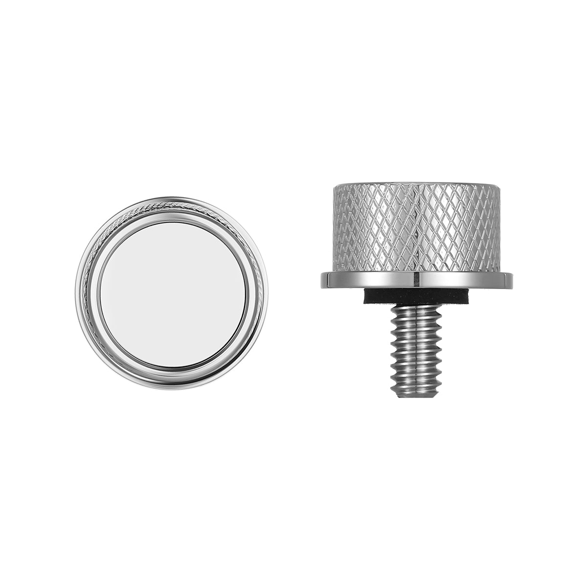 Stainless-Steel Seat Screw with Graphic Emblem