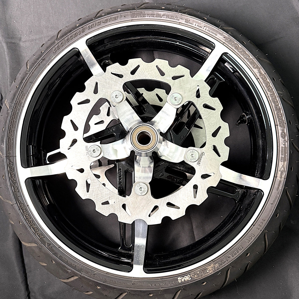 12.6" spoke-mounted front and 11.8" rear Performance Brake Rotor kit for Touring models