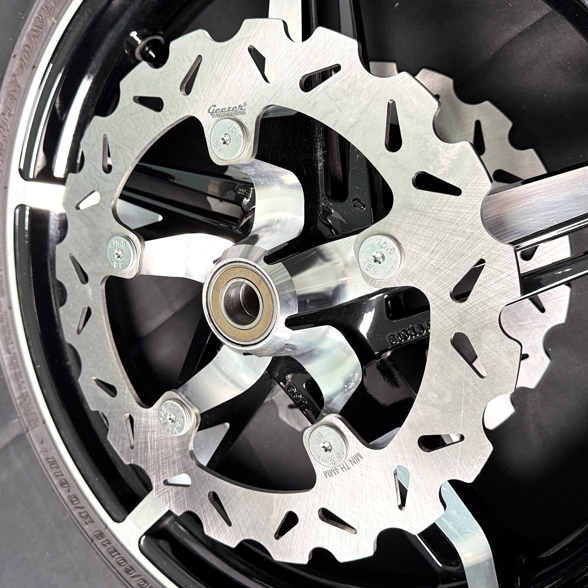 12.6" spoke-mounted front and 11.8" rear Performance Brake Rotor kit for Touring models