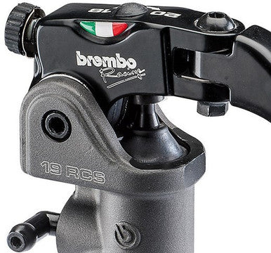 BREMBO PR 15 RCS RADIAL BRAKE MASTER CYLINDER W/ FOLDING LEVER (FOR 1" BAR)