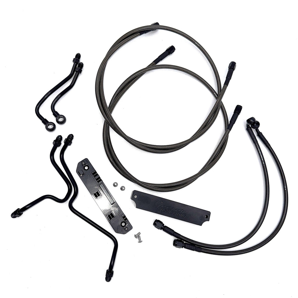 2014-later ABS variable Brake Line Kit Harley touring for 2" over or taller front ends