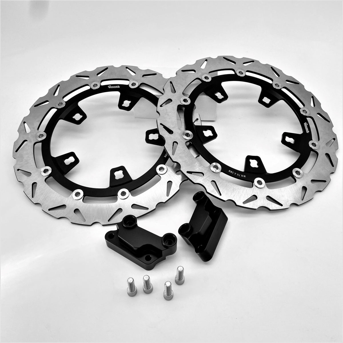 14-inch 'Enforcer' style Floating Brake Rotors with standoffs - designed for OEM touring calipers 2008-2023