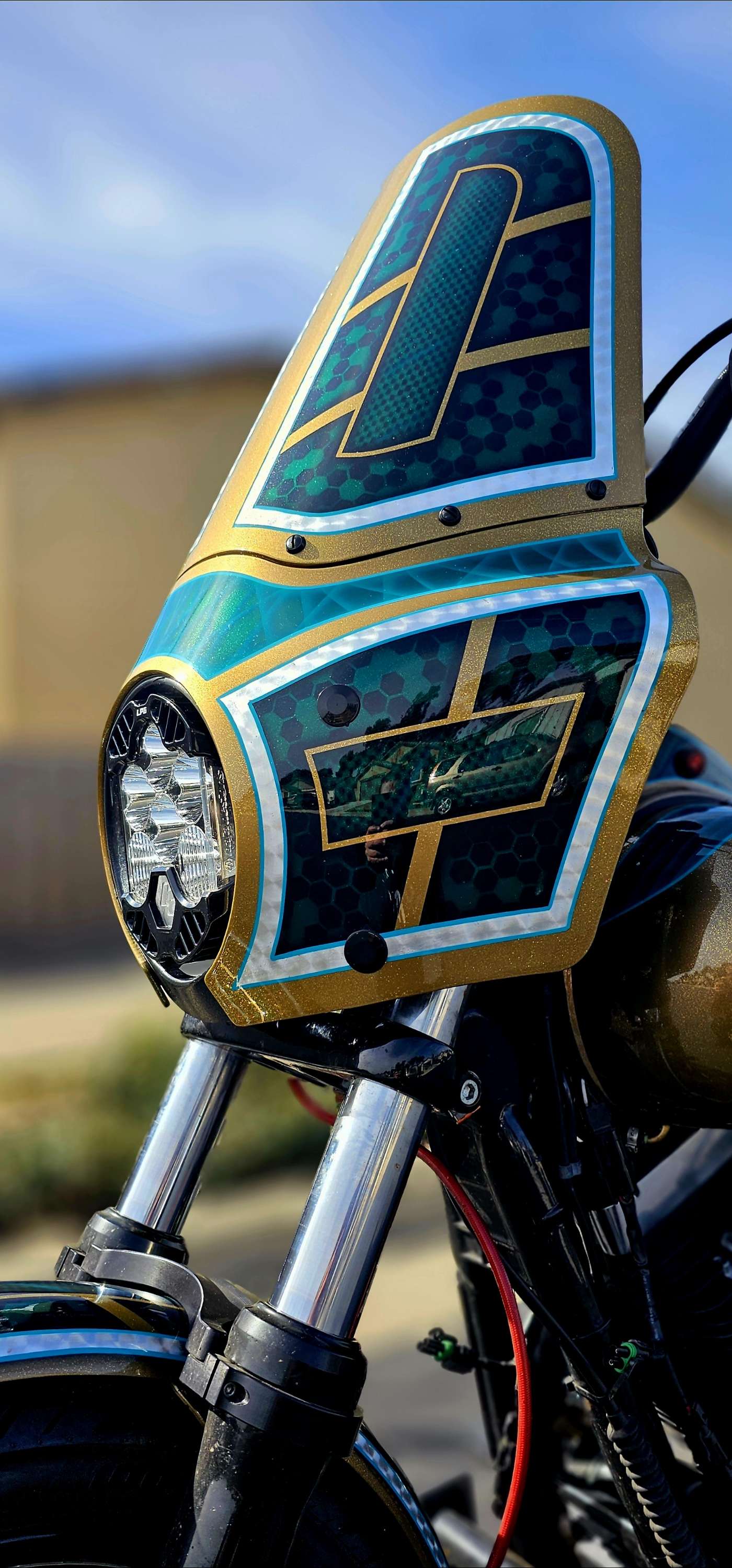 Road Warrior LP6/Shark Demon headlight mount image 3