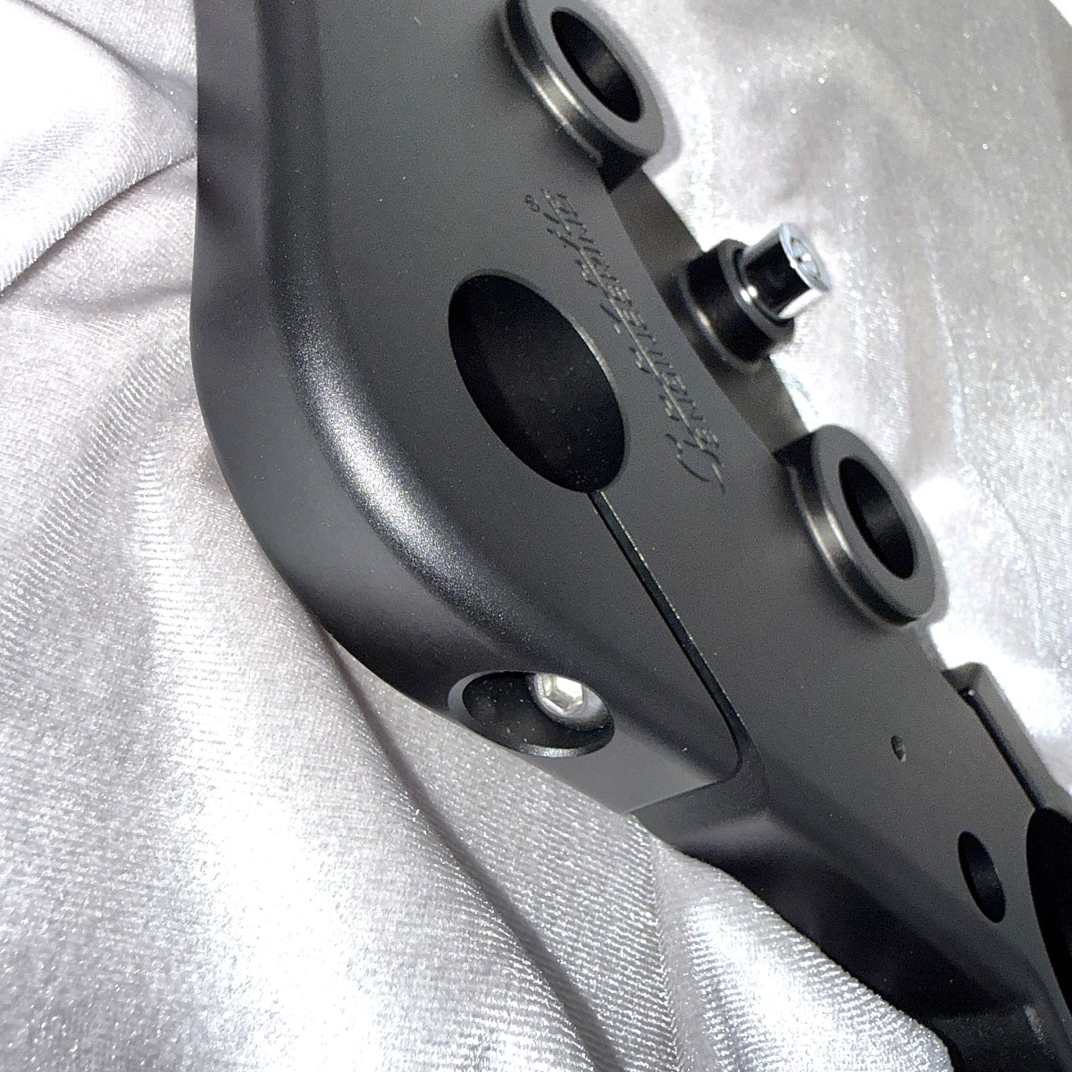 Top triple tree with PUSH FORK LOCK for Geezer Engineering reduced trail and 49mm conversion kits