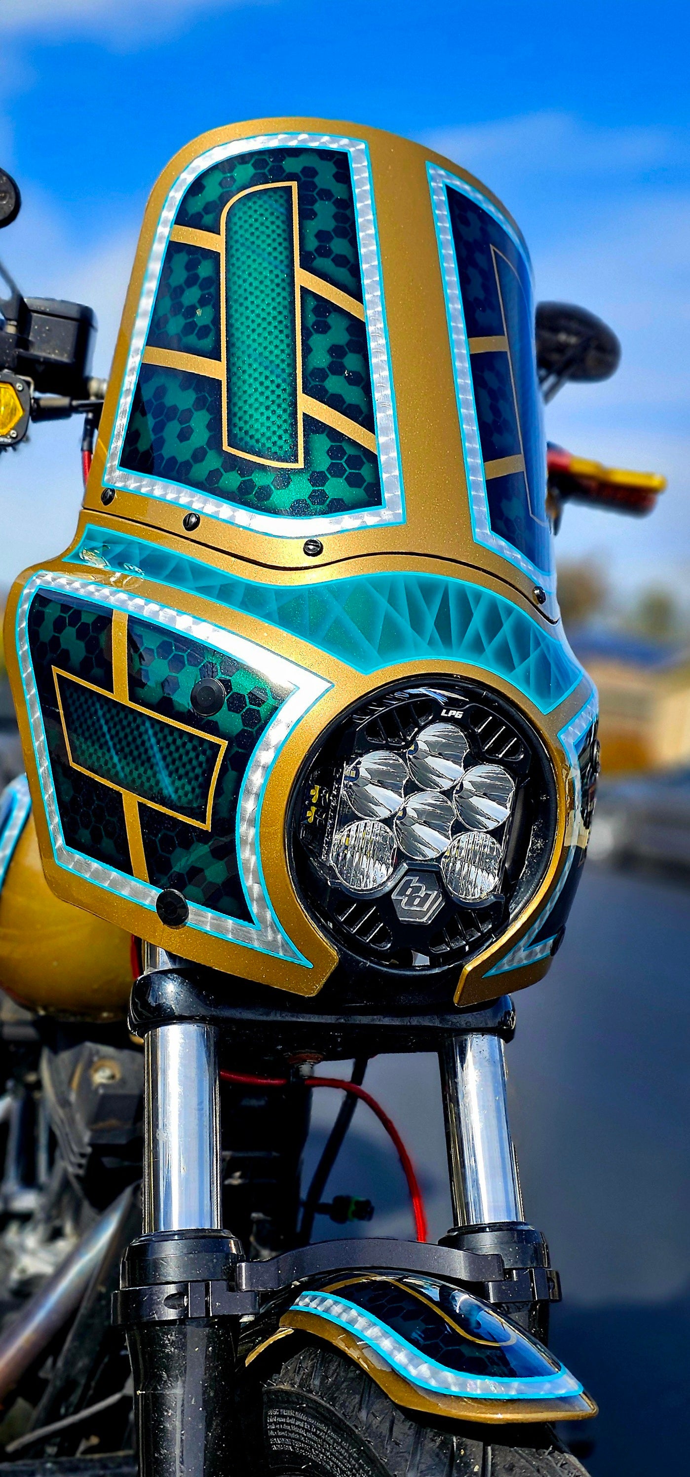Road Warrior LP6/Shark Demon headlight mount image 4