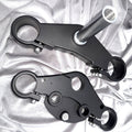 Reduced trail triple trees for Performance Baggers 49mm forks - with PUSH FORK LOCK