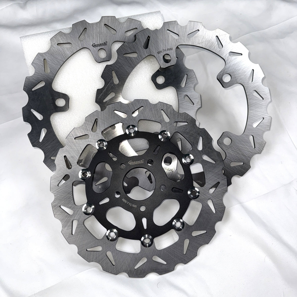 12.6" spoke-mounted front and 11.8" rear Performance Brake Rotor kit for Touring models