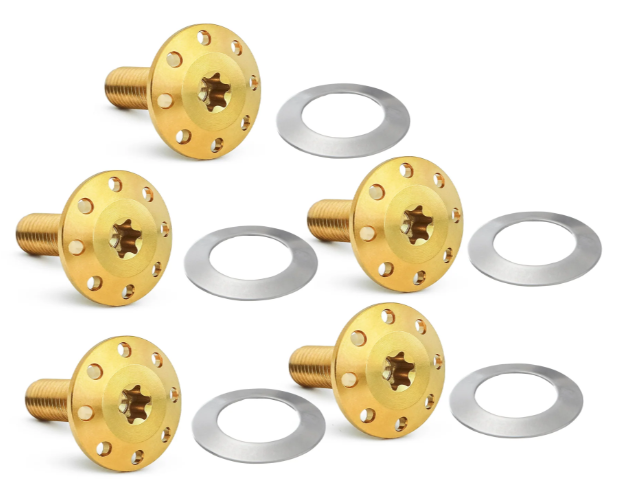 Arlen Ness Titanium Floating Rotor Bolts image 0