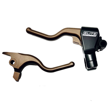 "EZ-PULL" 14-22 Sportster Clutch & Brake Lever Set - Ceramic