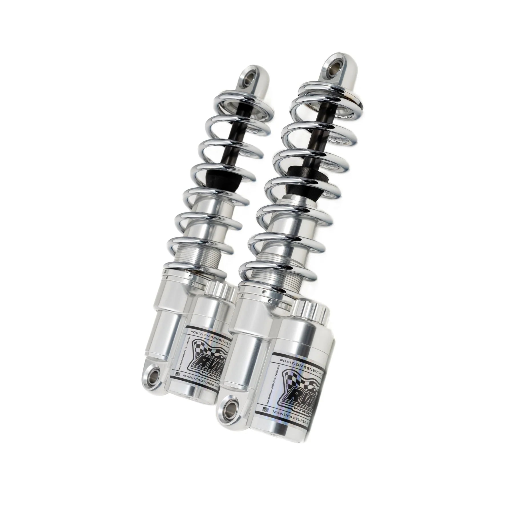 RWD RS-2 Rear Shock Absorber (POLISHED BODY / CHROME SPRINGS)