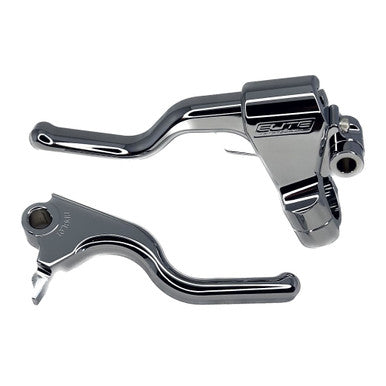 EZ-Pull Clutch & Brake Lever Set (14-22 Sportster) – Full Chrome