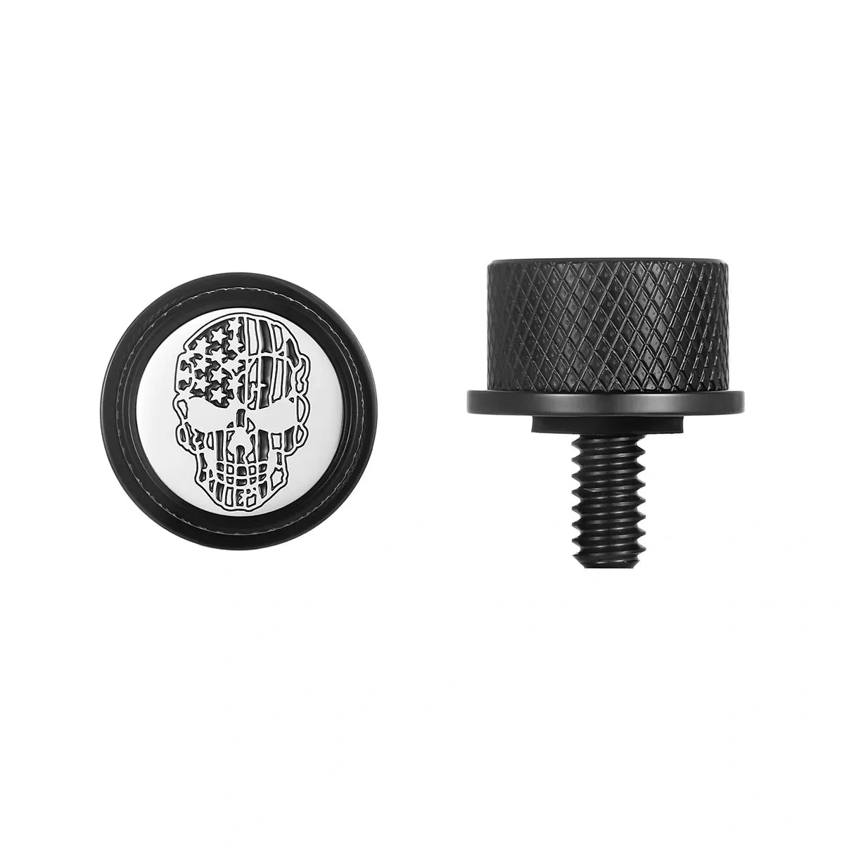 Stainless-Steel Seat Screw with Graphic Emblem