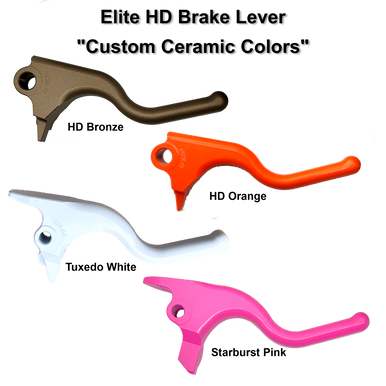 "EZ-PULL" 14-22 Sportster Clutch & Brake Lever Set - Ceramic