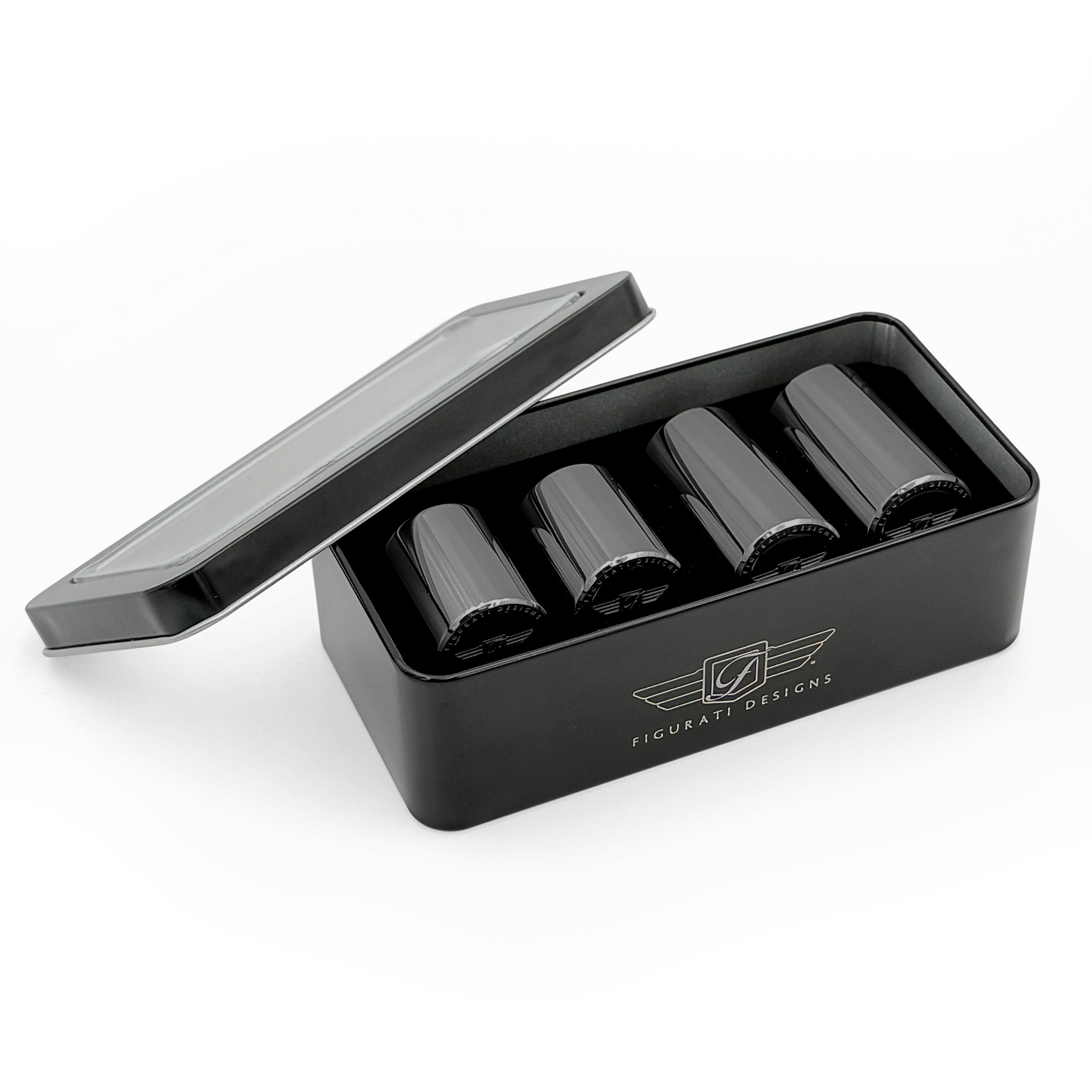 Figurati Designs Docking Cover Set for Harley-Davidson - Stainless-Steel