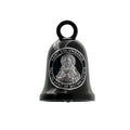 Guardian Bell with Hardware - Patron Saint of Motorcyclist - Black