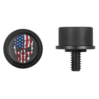 Stainless-Steel Seat Screw with Graphic Emblem