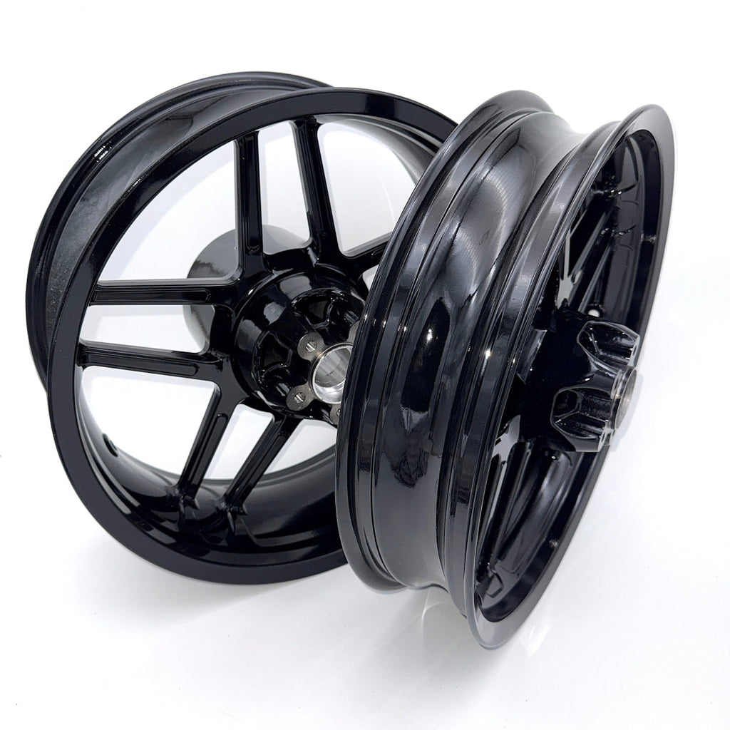 17" wheel set for racing and track - bolt-on for 09-up touring with cush drive