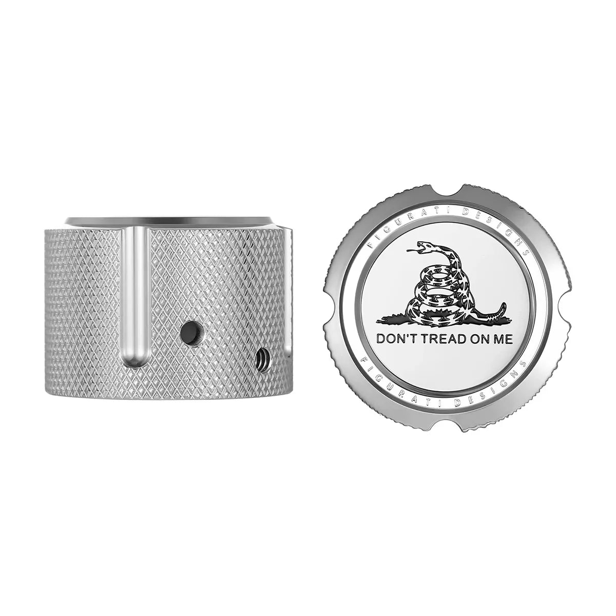 Harley-Davidson Stainless-Steel Front Axle Nut Covers
