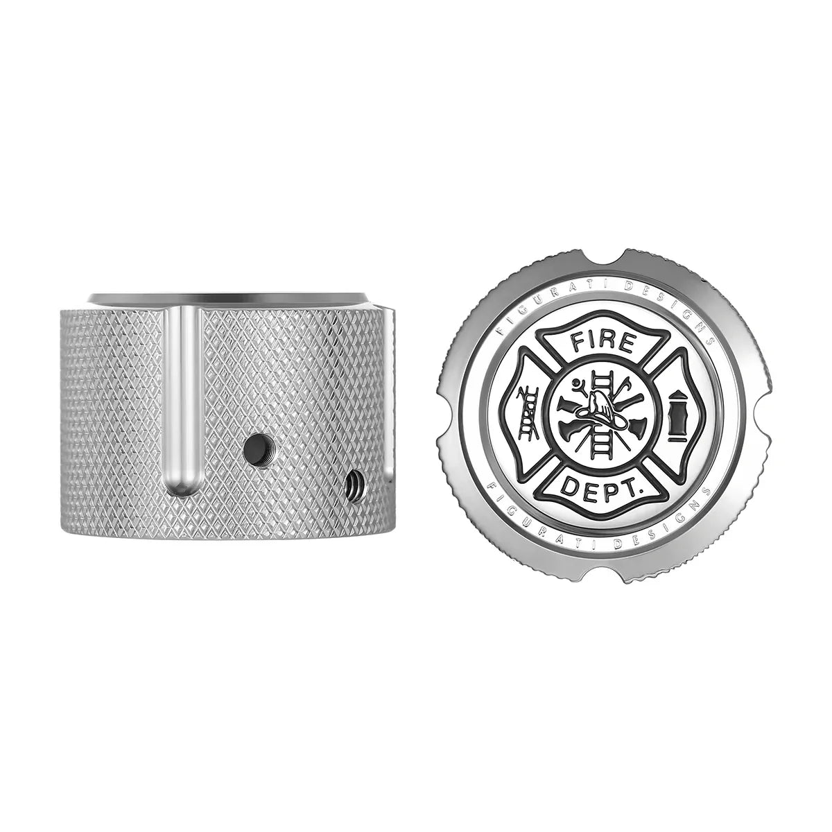 Harley-Davidson Stainless-Steel Front Axle Nut Covers