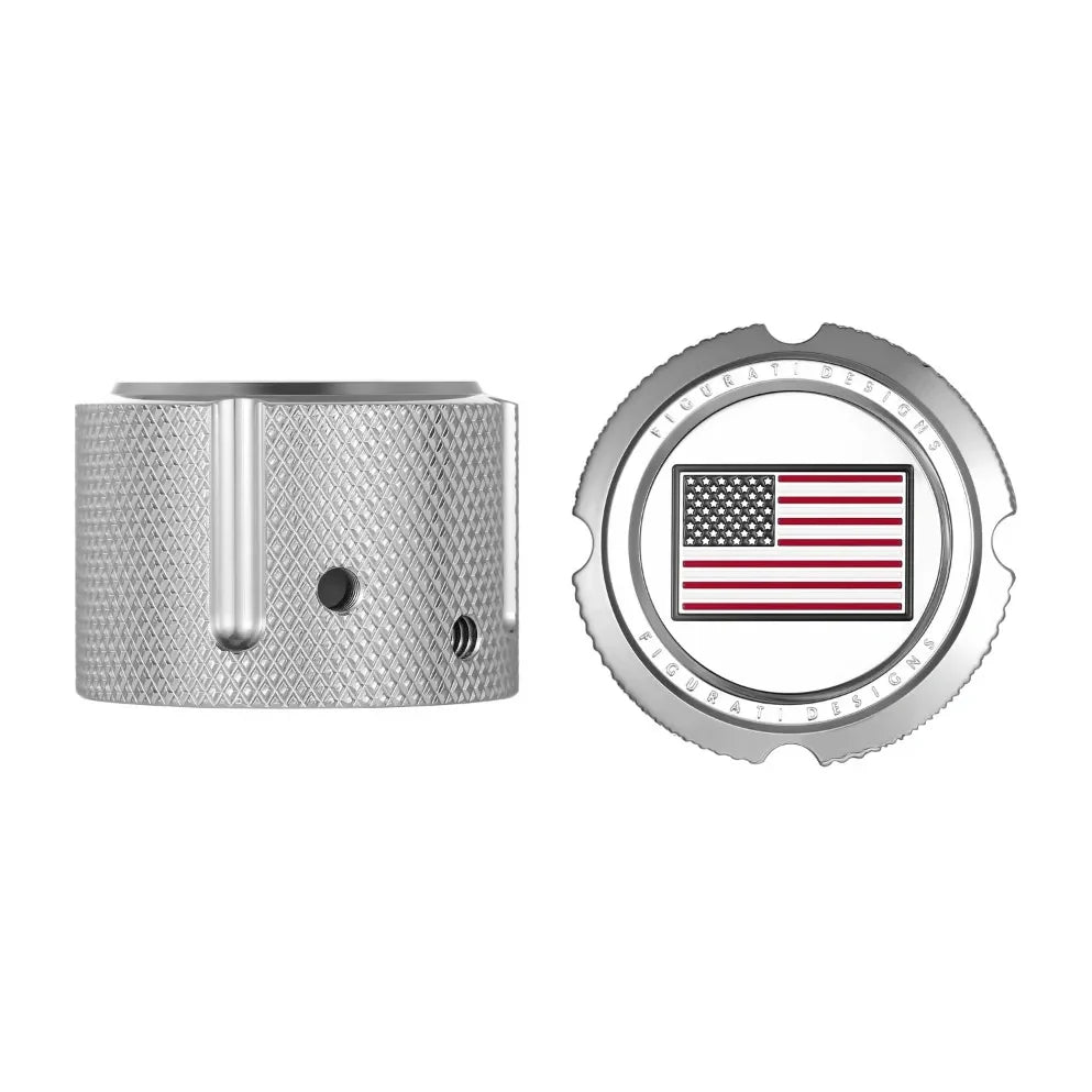 Harley-Davidson Stainless-Steel Front Axle Nut Covers