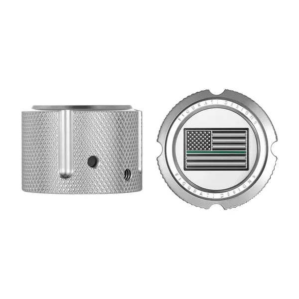 Harley-Davidson Stainless-Steel Front Axle Nut Covers
