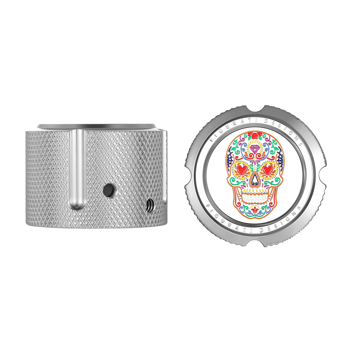Harley-Davidson Stainless-Steel Front Axle Nut Covers