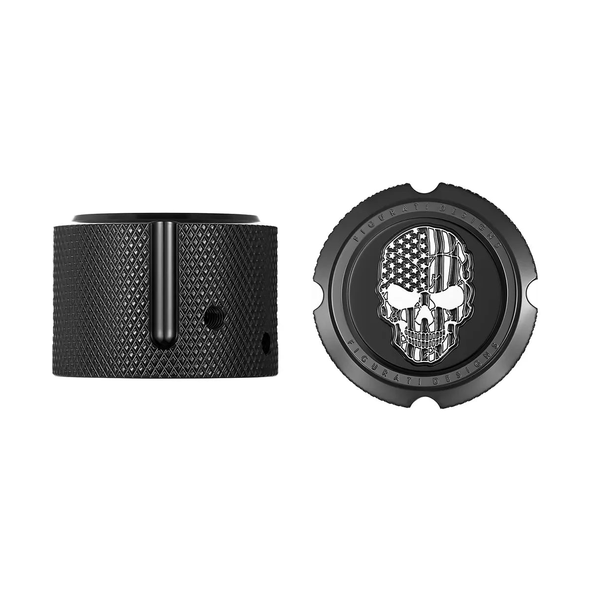 Harley-Davidson Stainless-Steel Front Axle Nut Covers