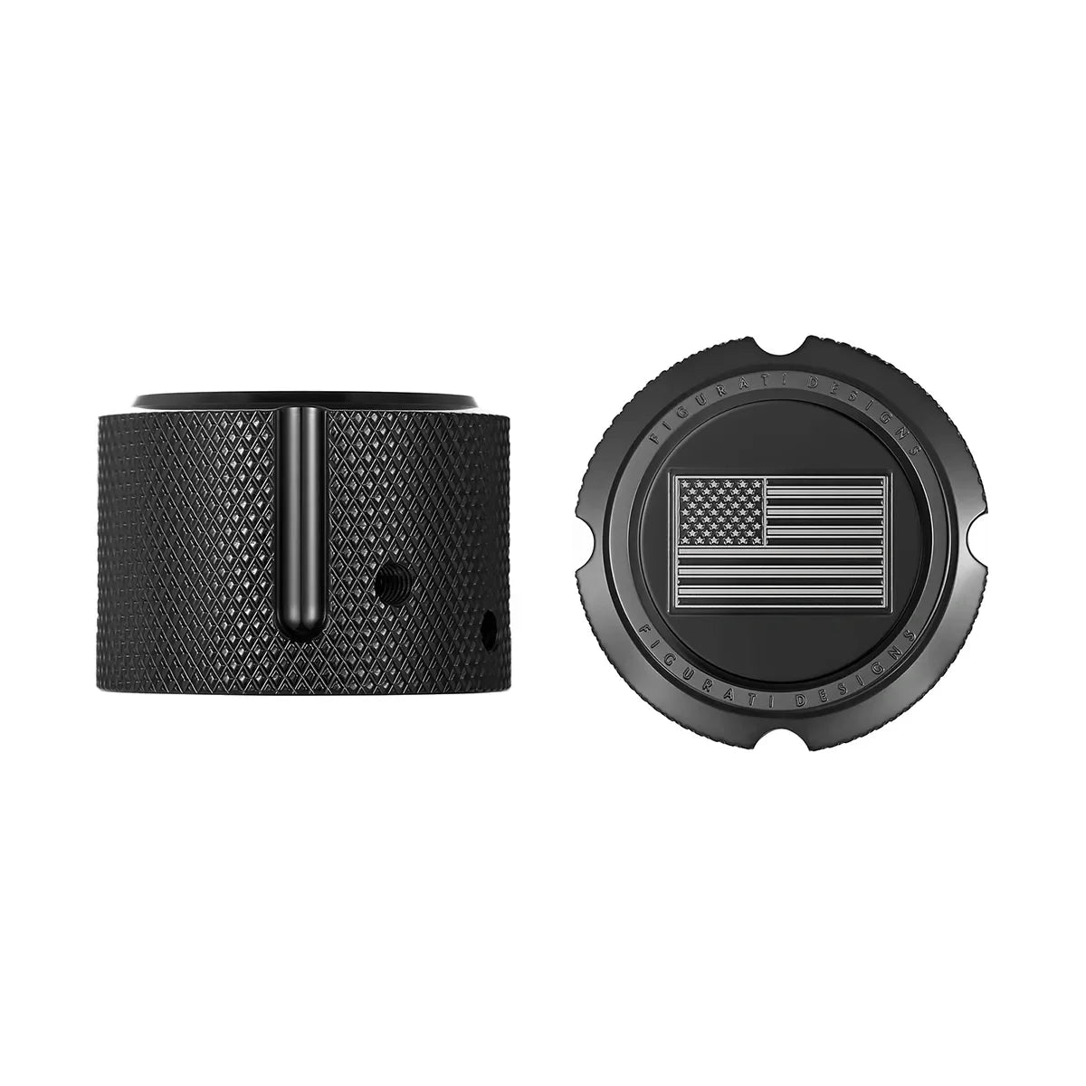 Harley-Davidson Stainless-Steel Front Axle Nut Covers