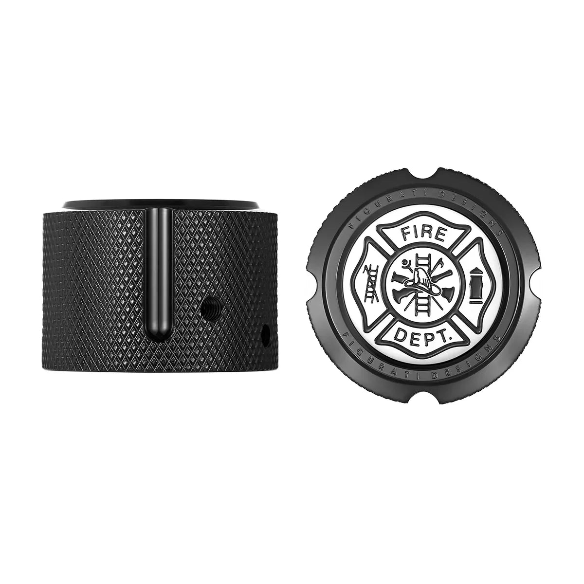 Harley-Davidson Stainless-Steel Front Axle Nut Covers