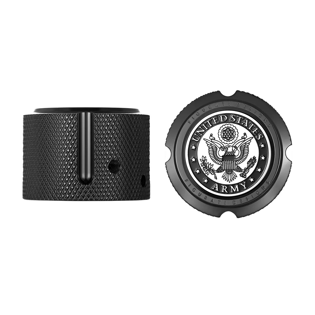 Harley-Davidson Stainless-Steel Front Axle Nut Covers