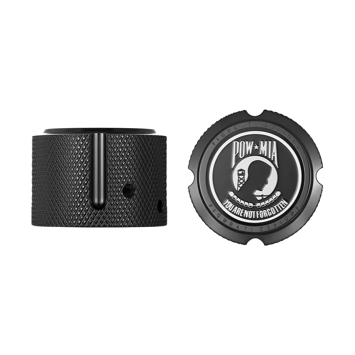Harley-Davidson Stainless-Steel Front Axle Nut Covers