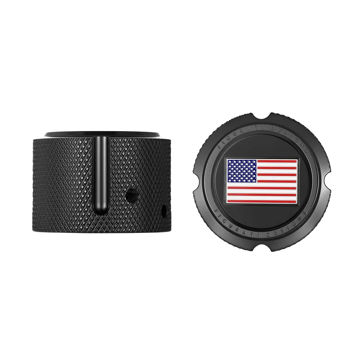 Harley-Davidson Stainless-Steel Front Axle Nut Covers