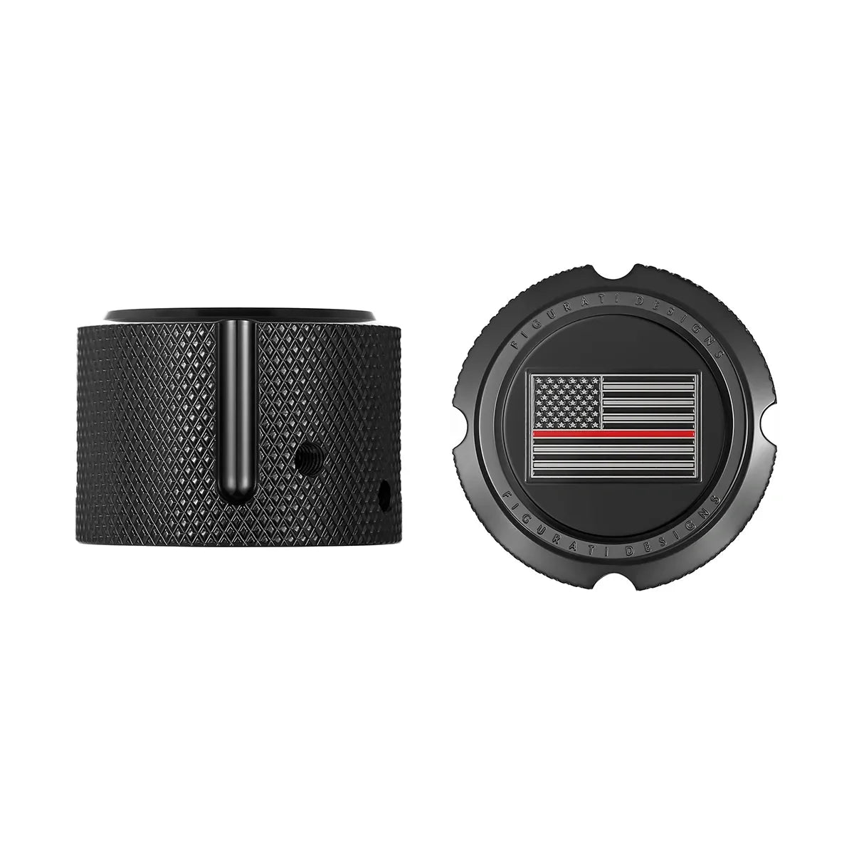Harley-Davidson Stainless-Steel Front Axle Nut Covers