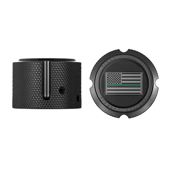 Harley-Davidson Stainless-Steel Front Axle Nut Covers