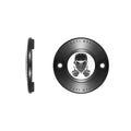 Harley-Davidson Stainless-Steel in Black Masked Skull M8 Timing Cover