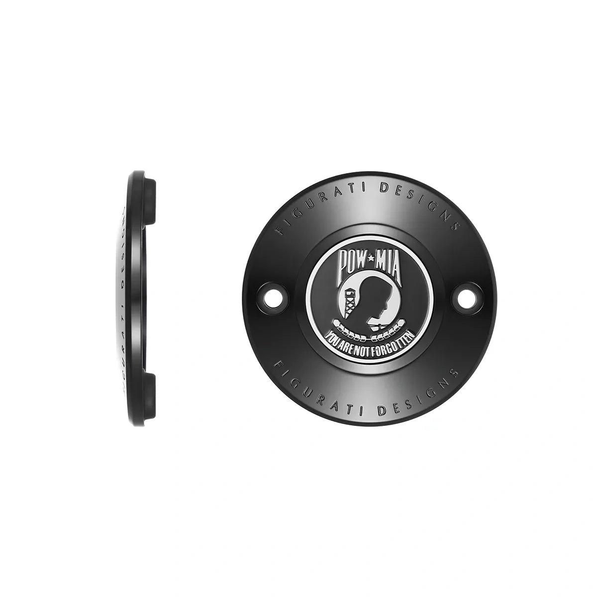 Harley-Davidson Stainless-Steel in Black POW MIA M8 Timing Cover