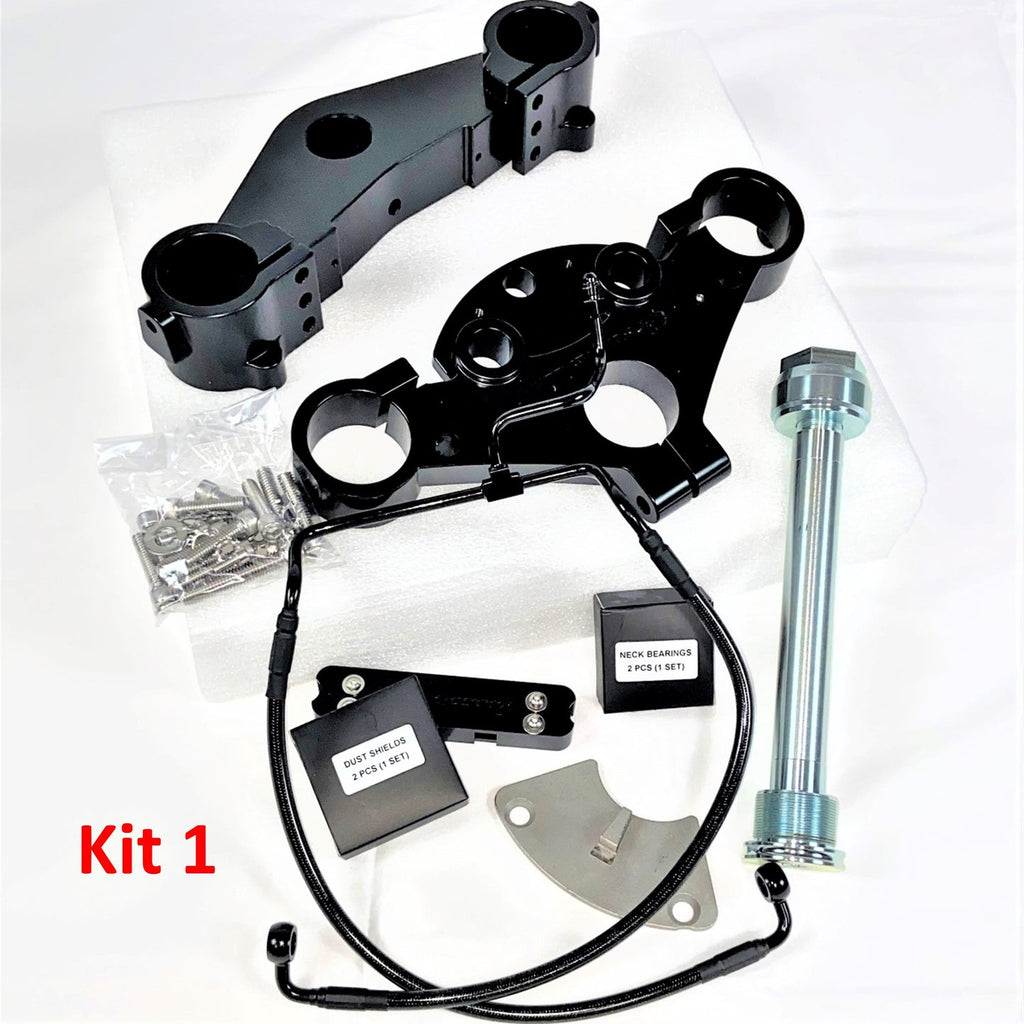 49mm Triple-Tree Conversion Kit1 2013 & earlier Harley Touring Models