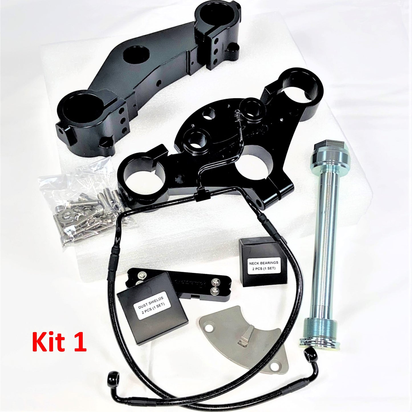 49mm Triple-Tree Conversion Kit1 2013 & earlier Harley Touring Models