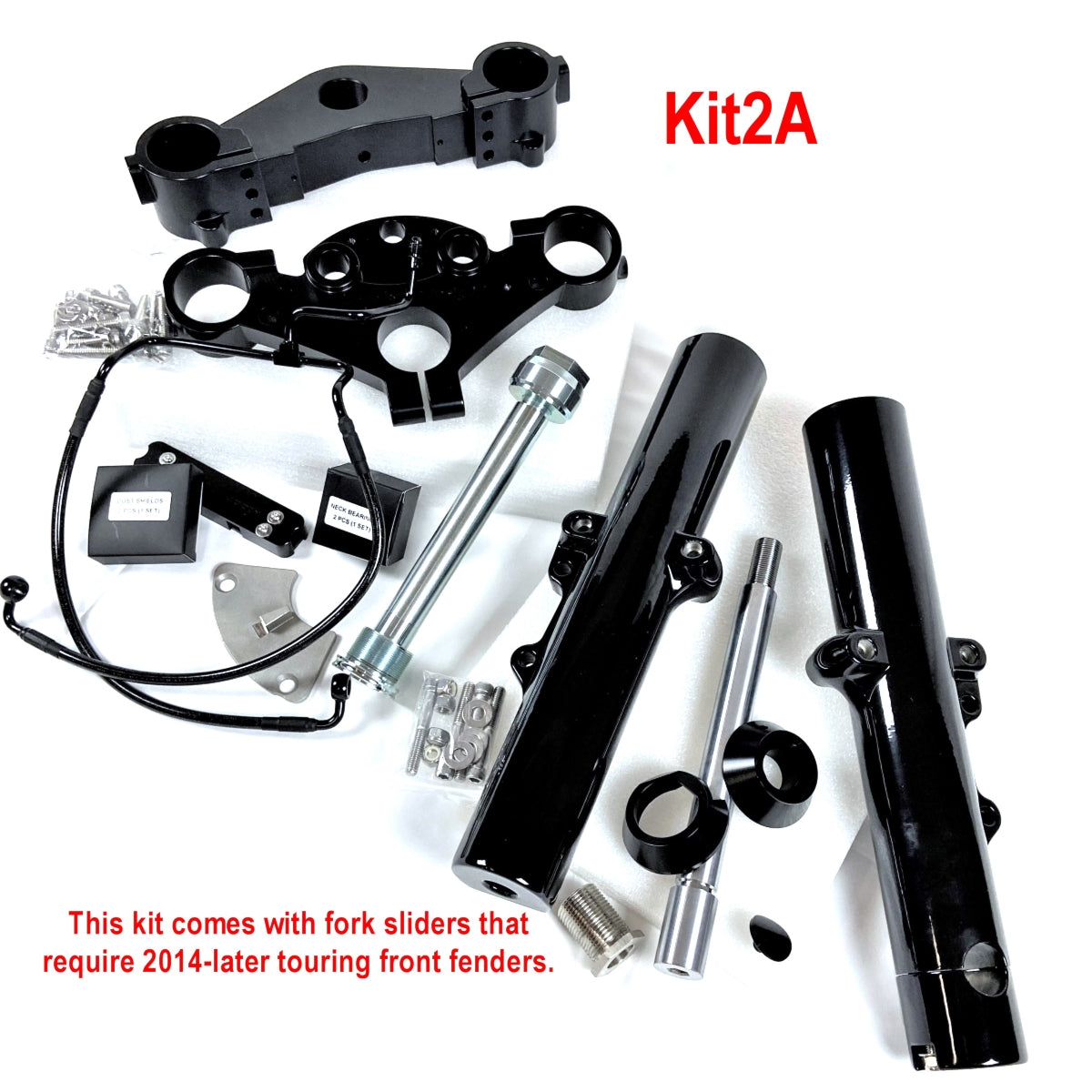 49mm Fork Conversion Kit2A 2013 & earlier Touring, 2014-later
