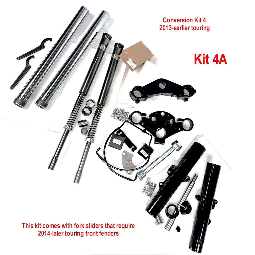Fork Conversion Kit4A for 2013 Touring & earlier, 2014-later