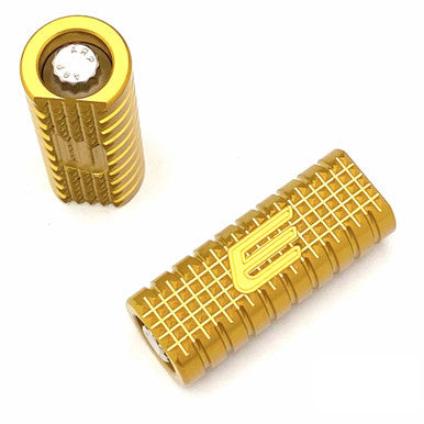 Gold Harley-Davidson Knurled Brake/Shift Peg