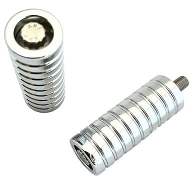 Elite Harley-Davidson Smooth Shifter/Brake Pegs Chrome 2.5"