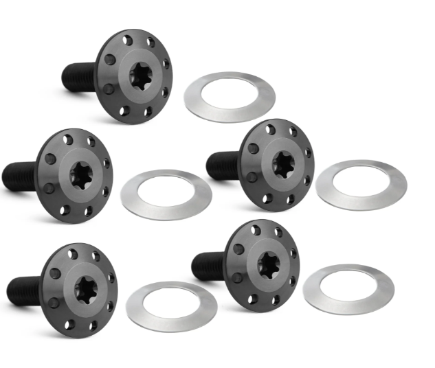 Arlen Ness Titanium Floating Rotor Bolts image 1