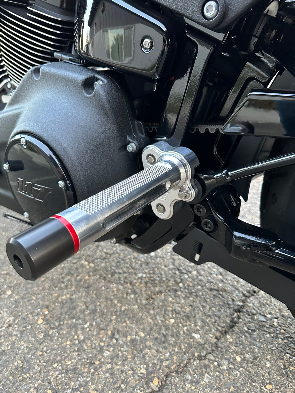 Elite Softail Rear Crash Bar/Passenger Peg image 0