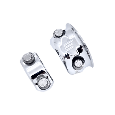 Chrome  Elite Mototech Harley-Davidson EZ-PULL Clutch Perch Clamp & Right Master Clamp + 4 ARP 12 point bolts