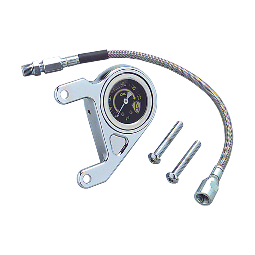 Arlen Ness Radius Oil Pressure Gauge image 2
